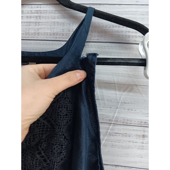 Old Navy Black Embroidered Maxi Dress Size XXL Black Gothic Whimsigoth - Picture 4 of 11